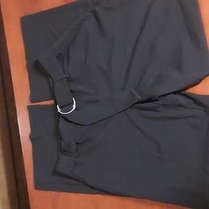BCX dress pants with fabric belt